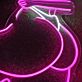 Erotische Silhouette einer Frau LED-Neonschild für Bar Club