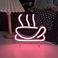 Brighten Your Cafe or Kitchen Ambiance with the Hot Coffee LED Neon Sign.