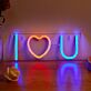 Enhance Romantic Ambiance at Home, Weddings, and Anniversaries with I Love You Shaped Red LED Neon Sign.