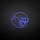 Cartoon Geist LED-Neonschild Gaming Zimmer