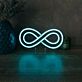 Unendlichkeitssymbol LED-Neonschild