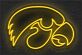 Light Up Your Game Day Celebrations and Sports Bar with the Iowa Hawkeyes Logo LED Neon Sign.