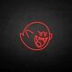 Cartoon Geist LED-Neonschild Gaming Zimmer