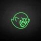 Cartoon Geist LED-Neonschild Gaming Zimmer