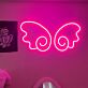 Brighten Your Space: The Kawaii Anime Wings Decoration LED Neon Sign for Home, Office, and Cosplay Events.