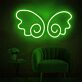 Brighten Your Space: The Kawaii Anime Wings Decoration LED Neon Sign for Home, Office, and Cosplay Events.