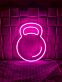 Brighten Your Workout Space or Gym with the Versatile Kettlebell Sign Gym LED Neon Sign - Perfect for Home Decor, Fitness Centers, and Motivational Spaces.