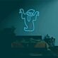 Geist LED-Neonschild für Schlafzimmer Wohnzimmer