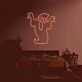 Geist LED-Neonschild für Schlafzimmer Wohnzimmer