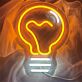 Brighten Your Space in Style: Lamp Bulb LED Neon Sign for Home Decor, Office Bliss, Storefront Chic, Bar Ambience & Unforgettable Weddings and Parties.