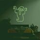 Geist LED-Neonschild für Schlafzimmer Wohnzimmer