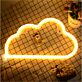 Brighten Up Any Space: LED Cloud Neon Sign Perfect for Home Decor, Offices, Bars, and Special Events
