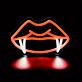Brighten Your Bar, Party, or Game Room with the LED Neon Light Teeth Mouth Cool Fangs Man Cave.