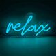 Brighten Your Space: Perfect for Home Decor, Office Ambiance, and Bar Settings with LED Relax LED Neon Sign.