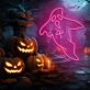 Geisterfigur LED-Neonschild für Halloween Party