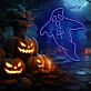 Geisterfigur LED-Neonschild für Halloween Party