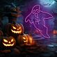 Geisterfigur LED-Neonschild für Halloween Party