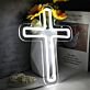 Kreuz LED-Neonschild Wohnzimmer Dekoration