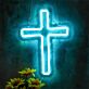 Kreuz LED-Neonschild Wohnzimmer Dekoration