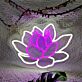 Lotusblume LED-Neonschild Wohnzimmer Yoga Studio