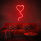 Herzballon LED-Neonschild Wohnzimmer Schlafzimmer