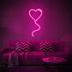 Herzballon LED-Neonschild Wohnzimmer Schlafzimmer