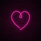 Herzsymbol LED-Neonschild Wohnzimmer Schlafzimmer