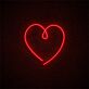 Herzsymbol LED-Neonschild Wohnzimmer Schlafzimmer