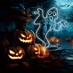 Geisterfigur LED-Neonschild für Halloween Party