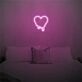 Brighten Up Your Romance and Celebrations: Melting Heart LED Neon Sign for Weddings, Anniversaries, and Home Decor.
