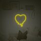 Brighten Up Your Romance and Celebrations: Melting Heart LED Neon Sign for Weddings, Anniversaries, and Home Decor.