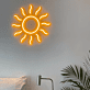 Sonne Symbol LED-Neonschild für Wohnzimmer oder Schlafzimmer