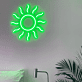 Sonne Symbol LED-Neonschild für Wohnzimmer oder Schlafzimmer