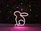 Brighten Your Child's Bedroom or Next Easter Celebration with the Mini Bunny Rabbit LED Neon Sign.