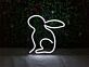 Brighten Your Child's Bedroom or Next Easter Celebration with the Mini Bunny Rabbit LED Neon Sign.