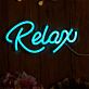 Relax LED-Neonschild Wohnzimmer Schlafzimmer