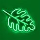 Eichenblatt LED-Neonschild Wohnzimmer Cafe