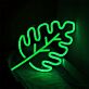 Eichenblatt LED-Neonschild Wohnzimmer Cafe