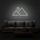 Berglandschaft mit Sonne LED-Neonschild Wohnzimmer Schlafzimmer