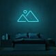 Berglandschaft mit Sonne LED-Neonschild Wohnzimmer Schlafzimmer