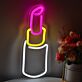 Lippenstift LED-Neonschild für Kosmetikstudio und Boutique