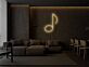Musiknote LED-Neonschild für Wohnzimmer oder Studio