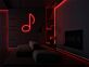 Musiknote LED-Neonschild für Wohnzimmer oder Studio