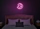Katze im Halbmond LED-Neonschild Schlafzimmer Wohnzimmer