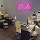 Nails LED-Neonschild für Nagelstudios