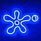 Abstrakte Blume LED-Neonschild Wohnzimmer Kinderzimmer