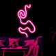 Abstrakte Linie LED-Neonschild Wohnzimmer Lounge