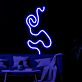 Abstrakte Linie LED-Neonschild Wohnzimmer Lounge