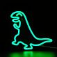 Dinosaurier LED-Neonschild für Kinderzimmer Wohnzimmer