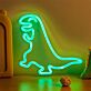 Dinosaurier LED-Neonschild für Kinderzimmer Wohnzimmer